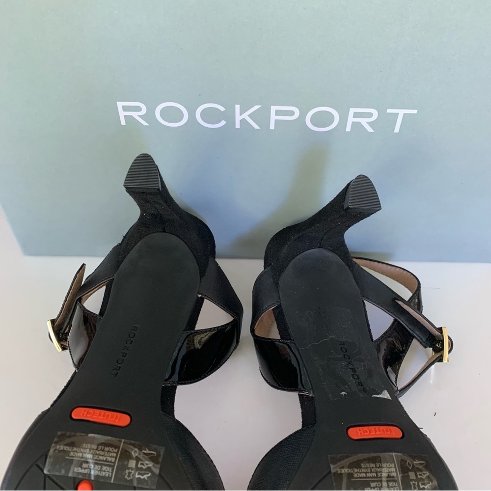 Rockport Womens Total Motion Black Sheehan 2 Piece Pointed Toe Heels US 10 M - Picture 8 of 11